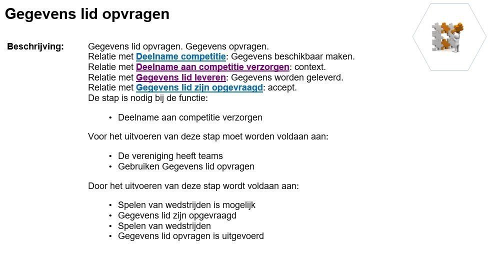 Gegevens lid opvragen