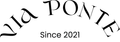 een zwart-wit logo voor via ponte 02
