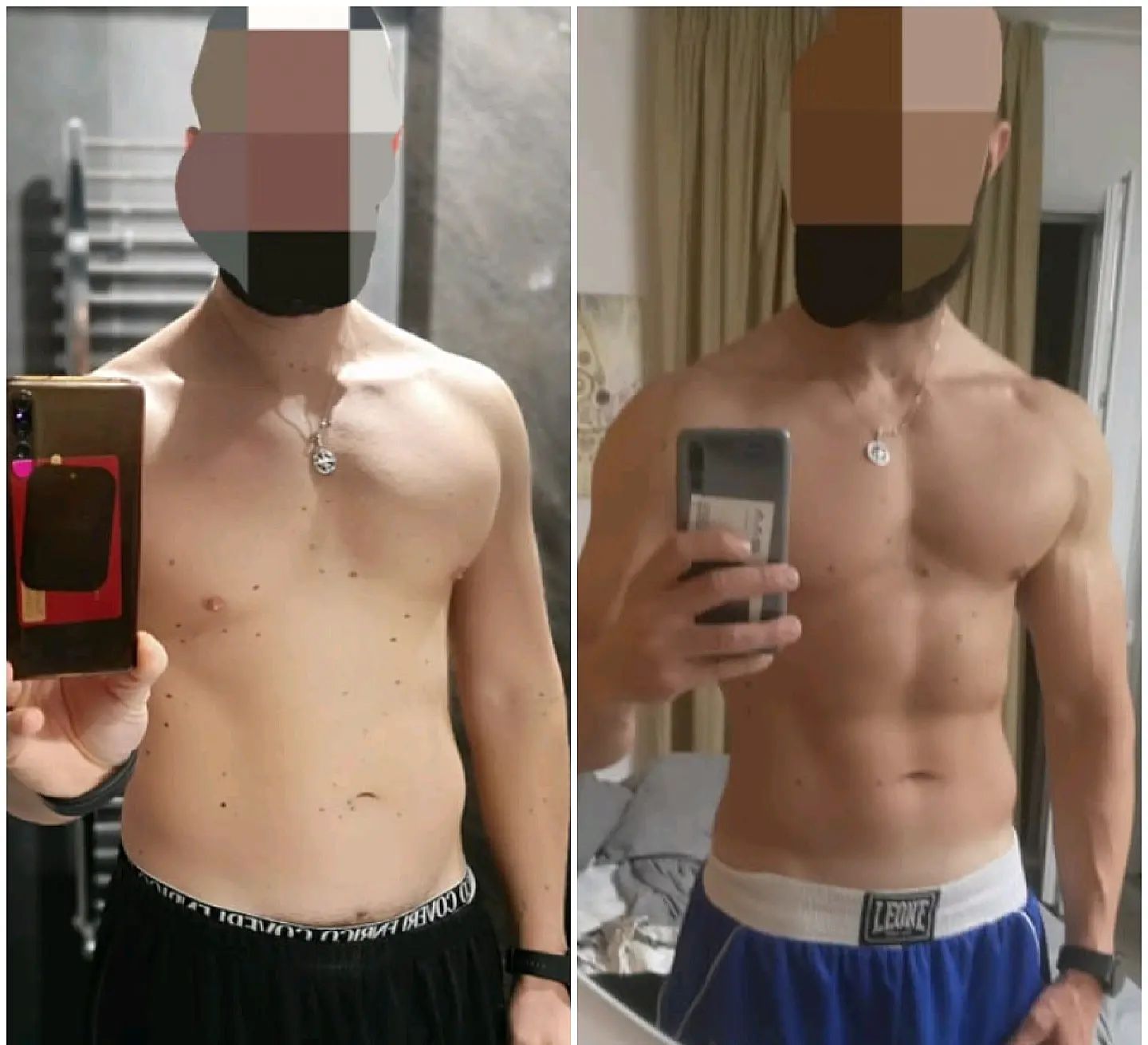prima e dopo calo del peso