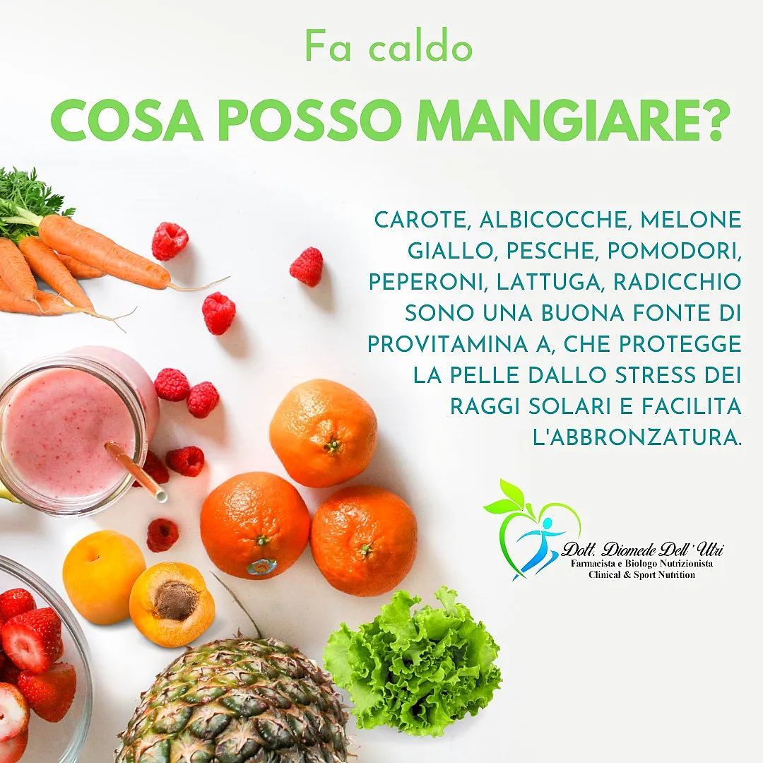 cosa posso mangiare con il caldo