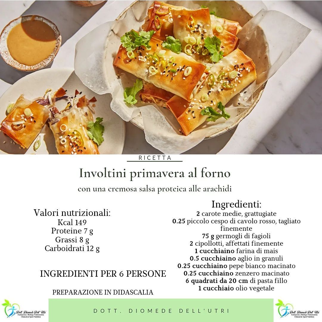 involtini primavera al forno