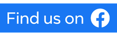 Blue “Find us on” banner with the white Facebook logo.