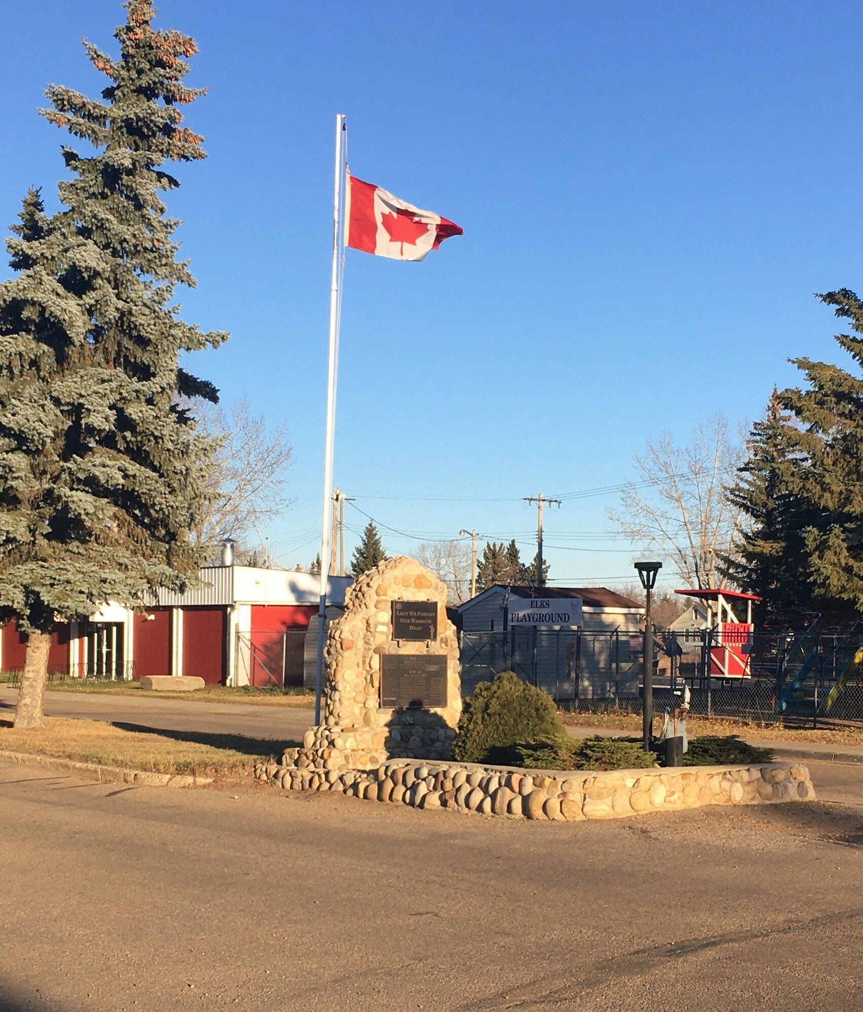 Castor Centrograph Alberta Legion Lest We Forget