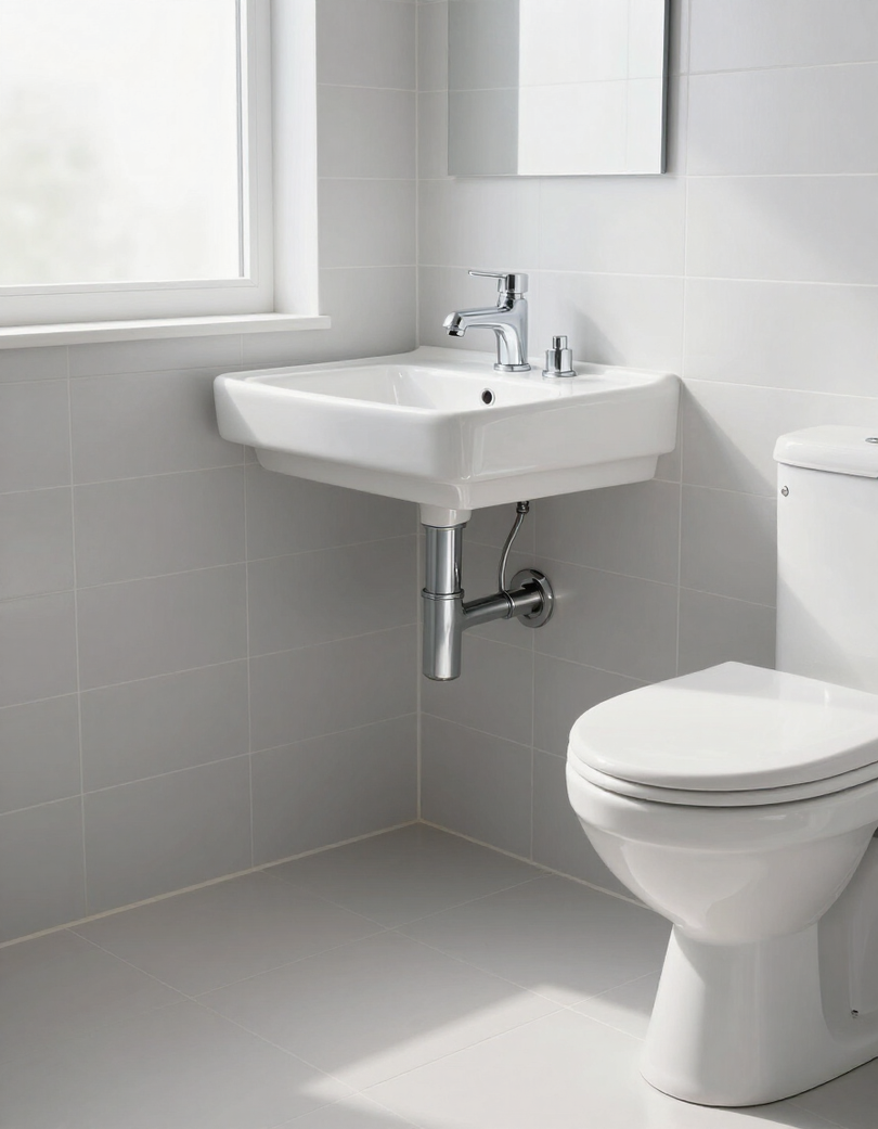 Bagno moderno con nuovo impianto idraulico