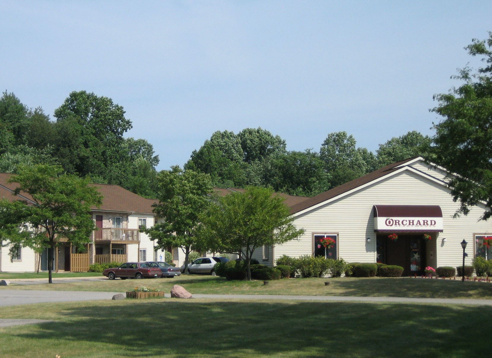 Exterior of The Orchard Apartments