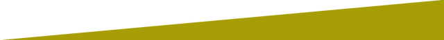 A close up of a yellow triangle on a white background.
