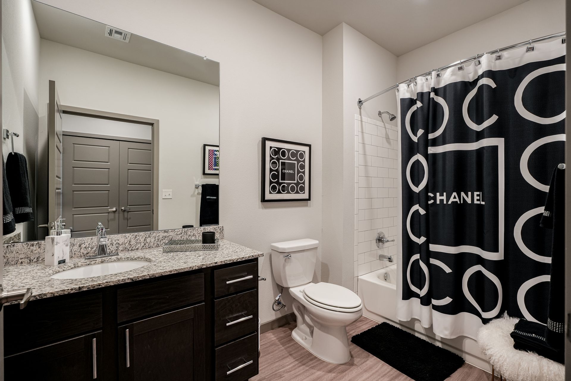 apartment floor plan.