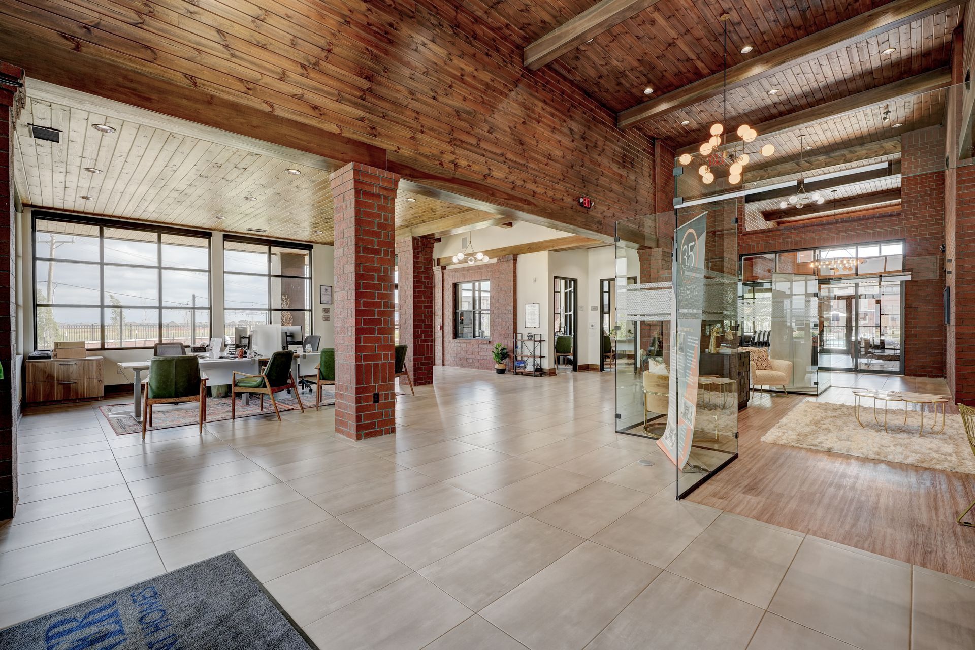 interior community amenity room.