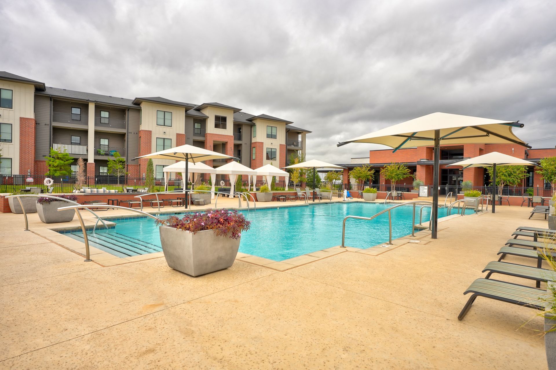 pool area.