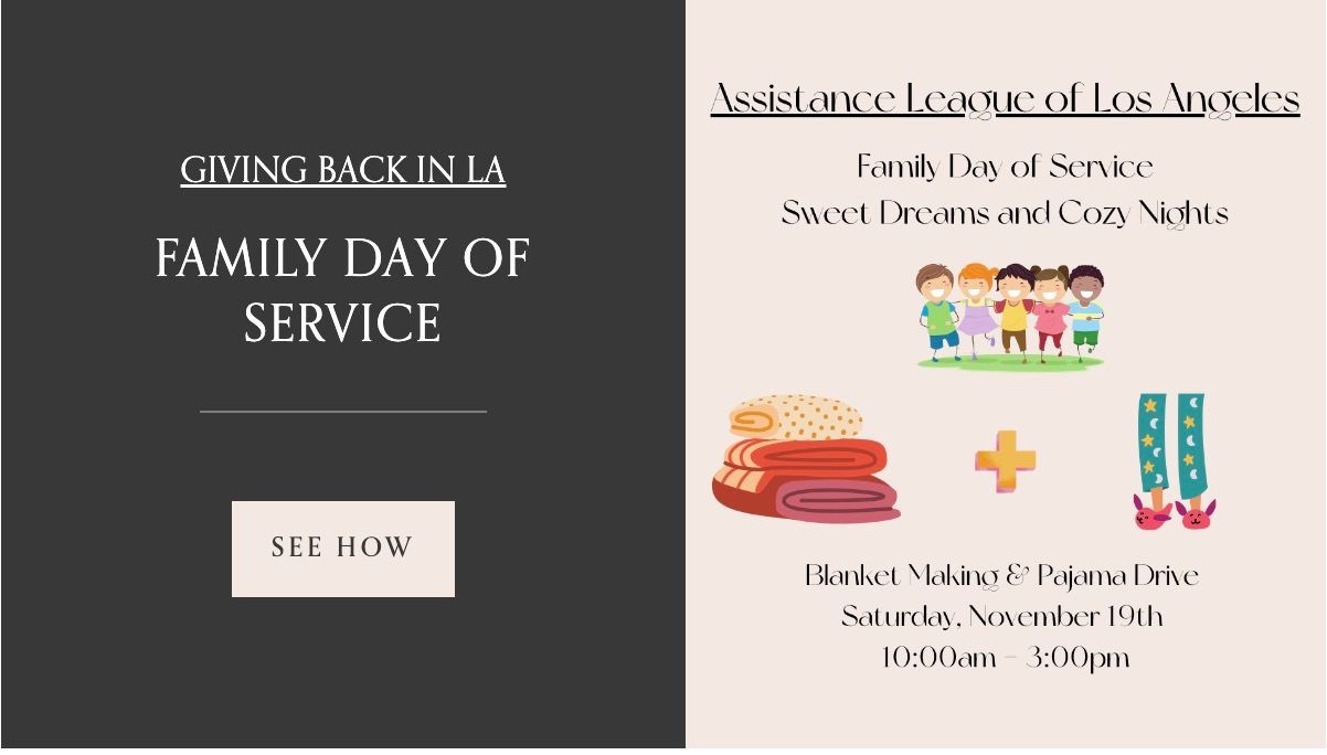 Giving Back in LA: Family Day of Service - Lisa Kirshner Properties | Graphic Post