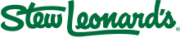 A green and white logo for stew leonard 's