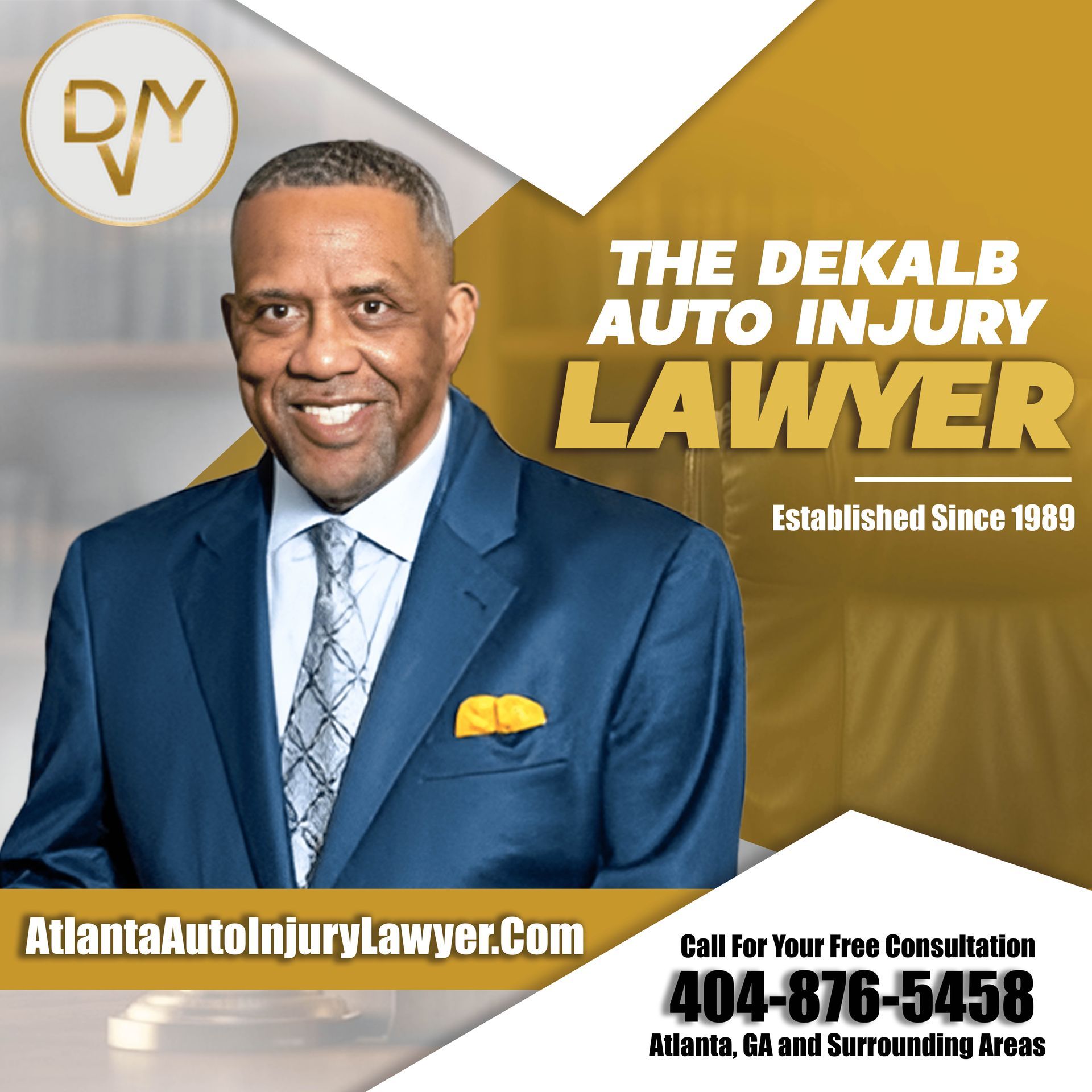 Photo of One of Dekalb Georgia Top Injury Lawyer Daryl Yokely 