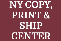 Logo of NY Copy Print & Ship Center - Printing Company in New York Logo of NY Copy Print & Ship Center - Printing Company in New York