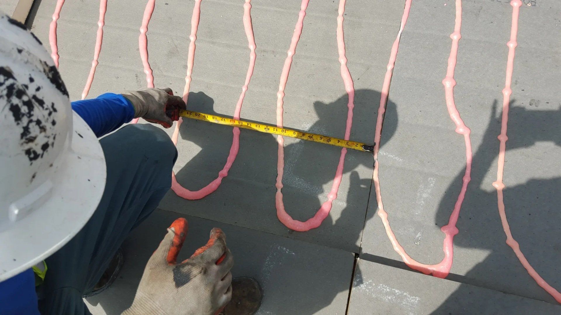 Gluing Metal Shingles on Roof — Key West, FL — Keys All Area Roofing & Construction