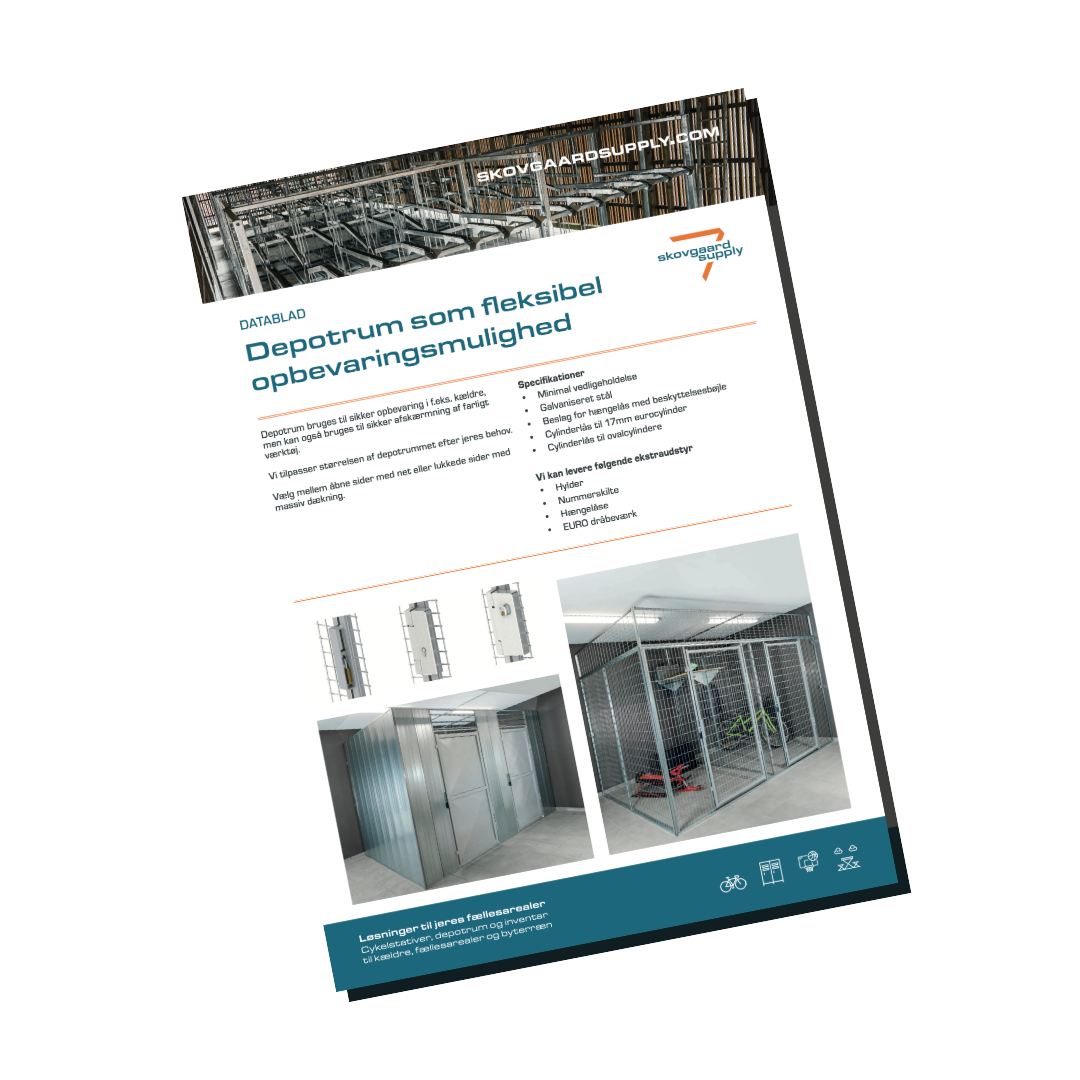 En brochure om depotrum