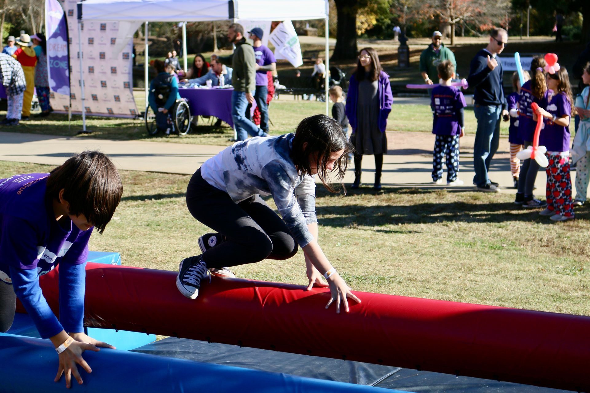 Mobile obstacle course rental for kids events