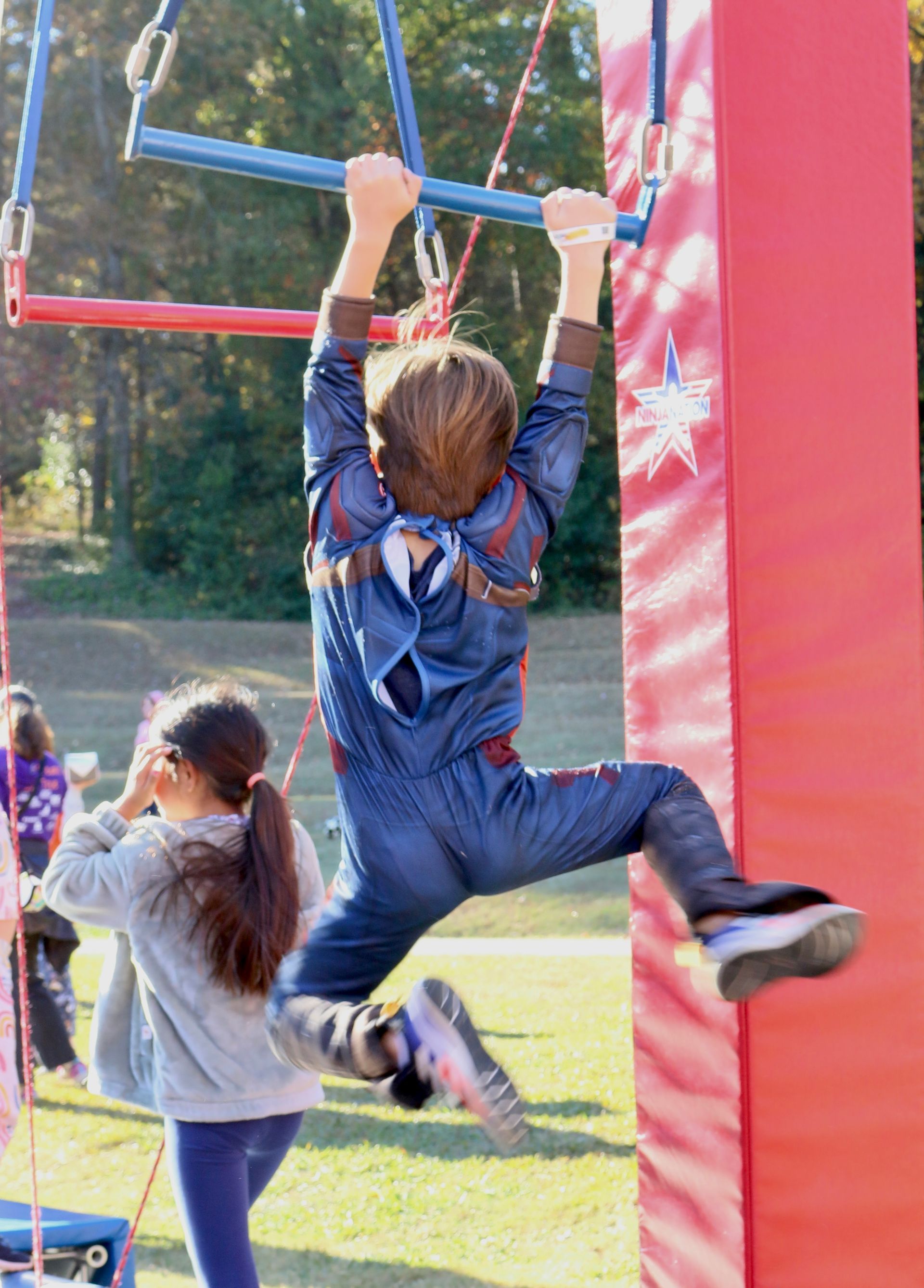 Ninja Warrior curved wall rental at Charlotte event