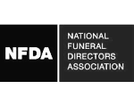 NFDA logo in black and white for the National Funeral Directors Association