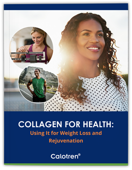 Book cover: Woman smiling, sunlit, with images of a woman on a scale and a man exercising; title 