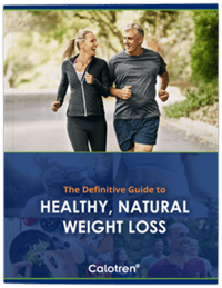 Couple jogging outside; title