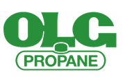 Green OLC Propane logo with text 