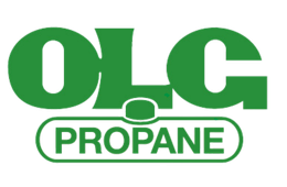 Green OLC Propane logo with text 