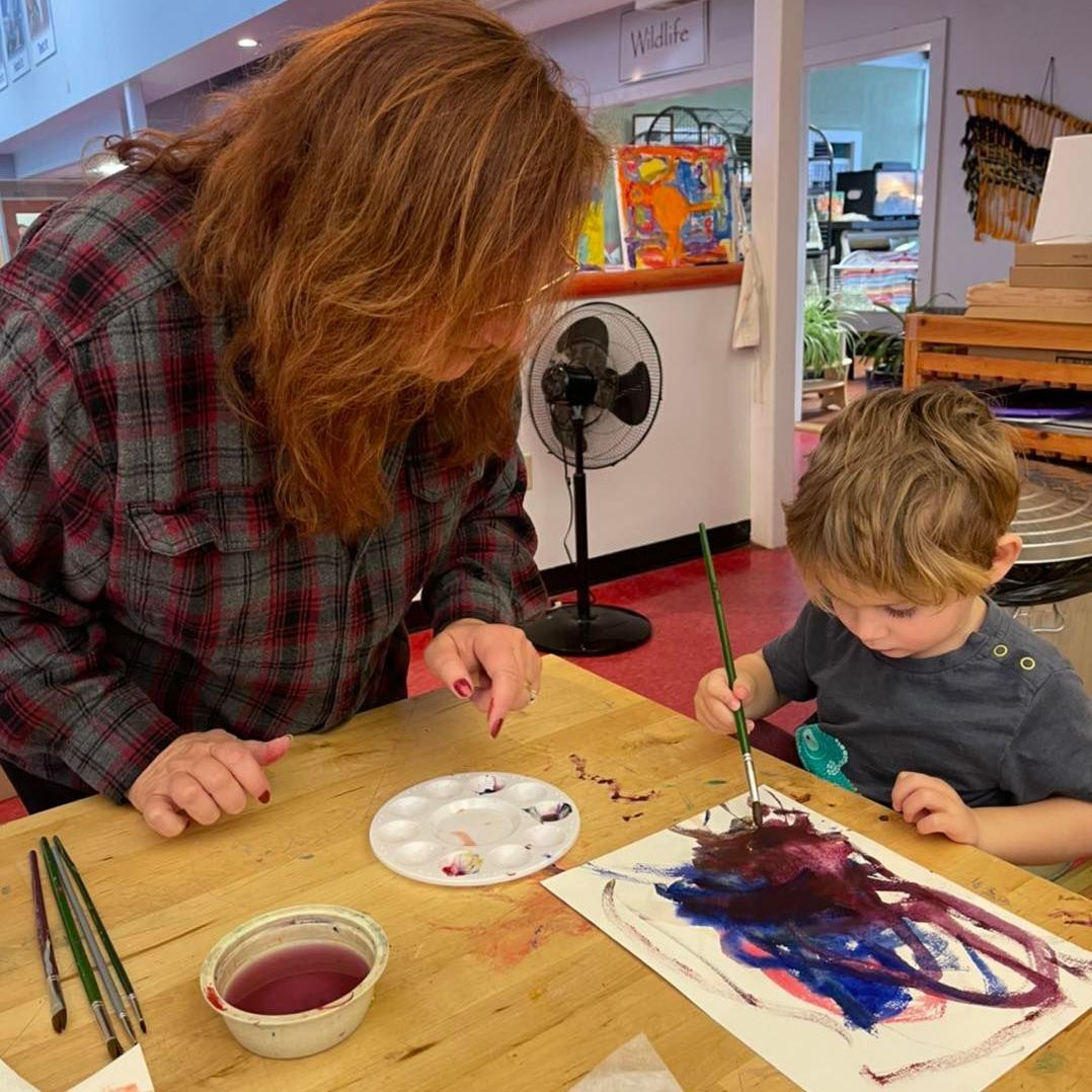 Art Studio at Imagine Nation Fun family things to do in Connecticut, Imagine Nation's Art Studio