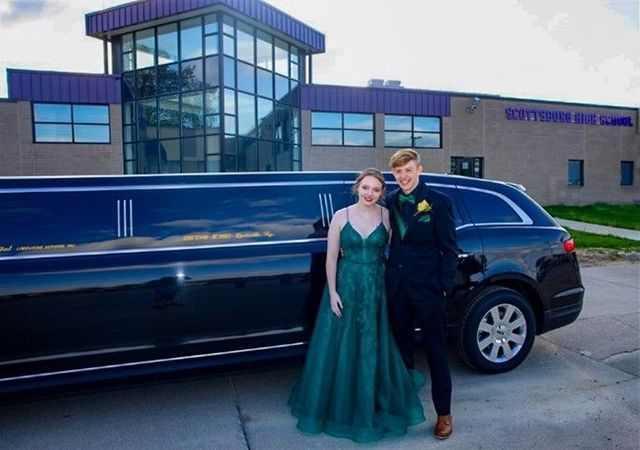 Prom Partner — Louisville, KY — Ambassador Capital Limousine Happy Groom And Bride — Louisville, KY — Ambassador Capital Limousine