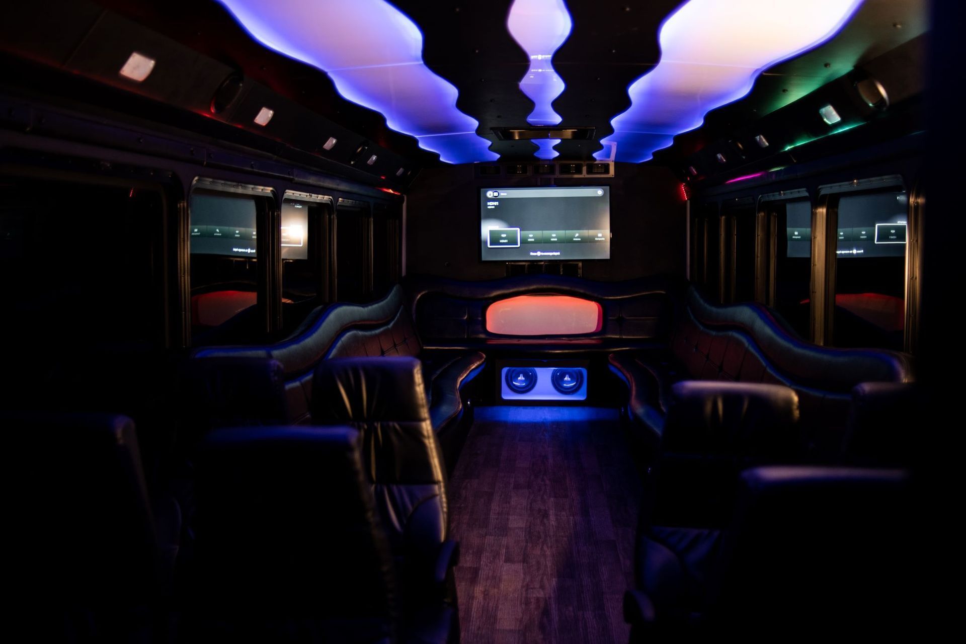 Party Bus Interior — Louisville, KY — Ambassador Capital Limousine Party Bus Interior — Louisville, KY — Ambassador Capital Limousine