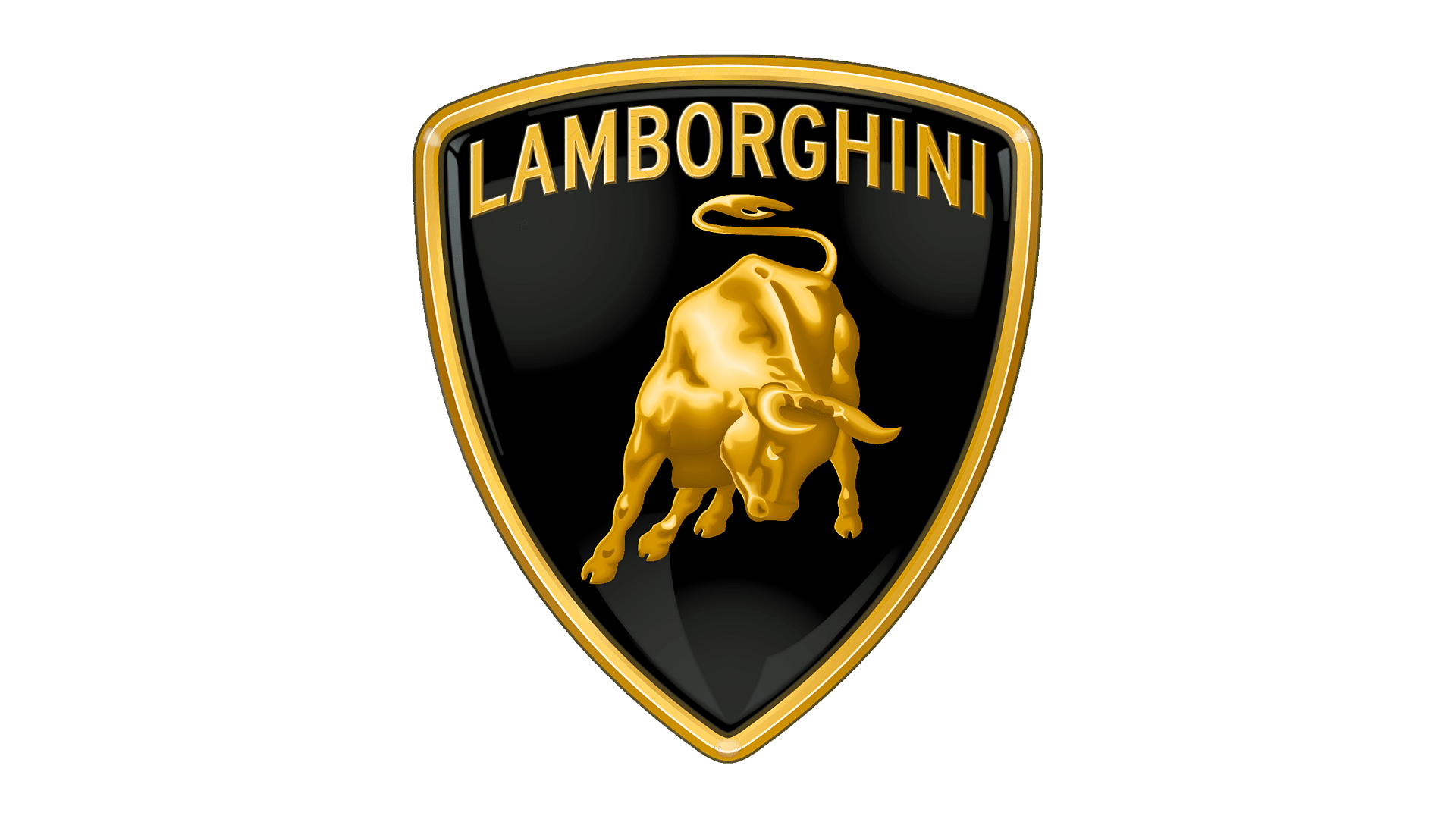 A lamborghini logo with a bull on it