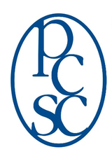Blue oval logo with the letters PCSC inside.