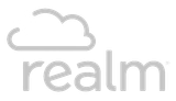 Gray Realm logo: cloud icon above the word