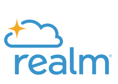 Blue cloud with gold star above the word