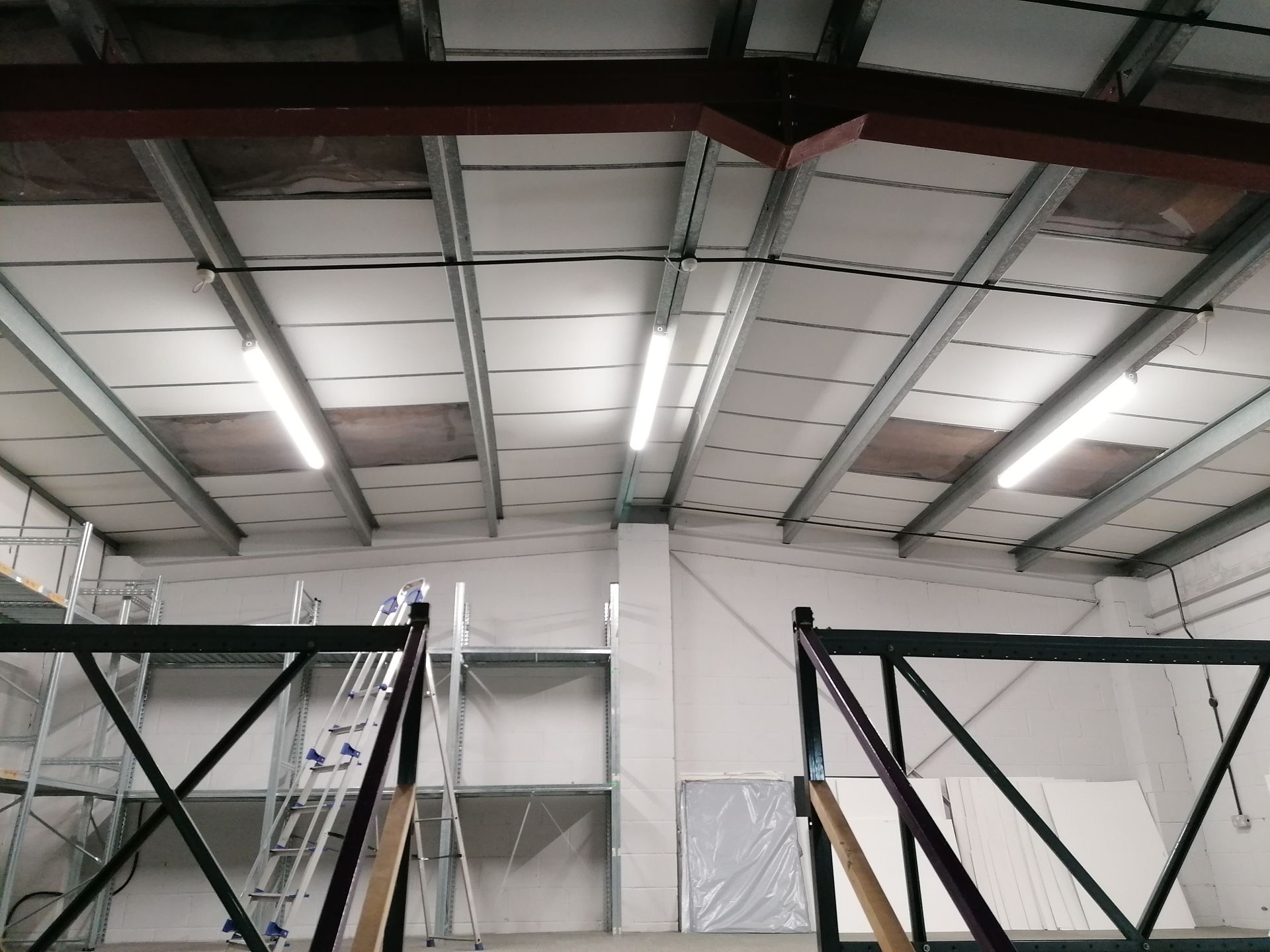 LED Lighting in warehouse