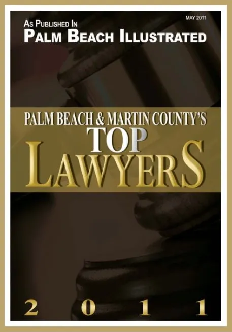 Palm beach and martin county 's top lawyers in 2011.