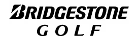 A black and white logo for bridgestone golf