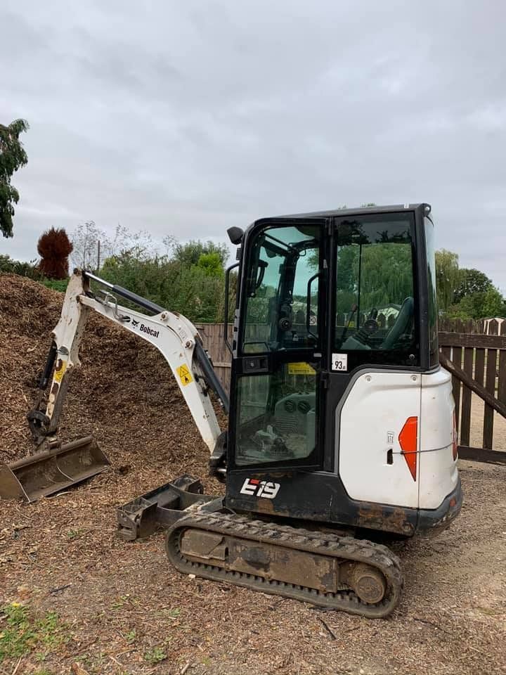 Digger on site