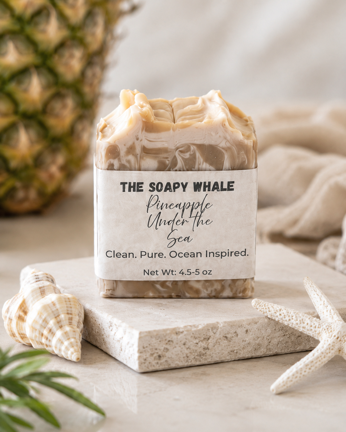 Pineapple Under the Sea Soap Bars