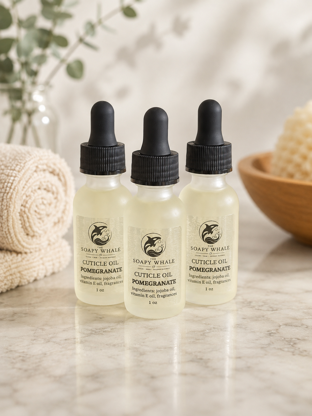 Cuticle Oil Dropper Bottles