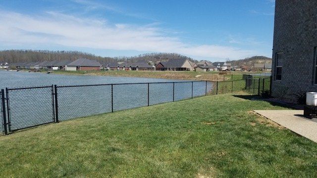 Chain-Link Fence With Gate — Louisville, KY — Okolona Fence Co Inc