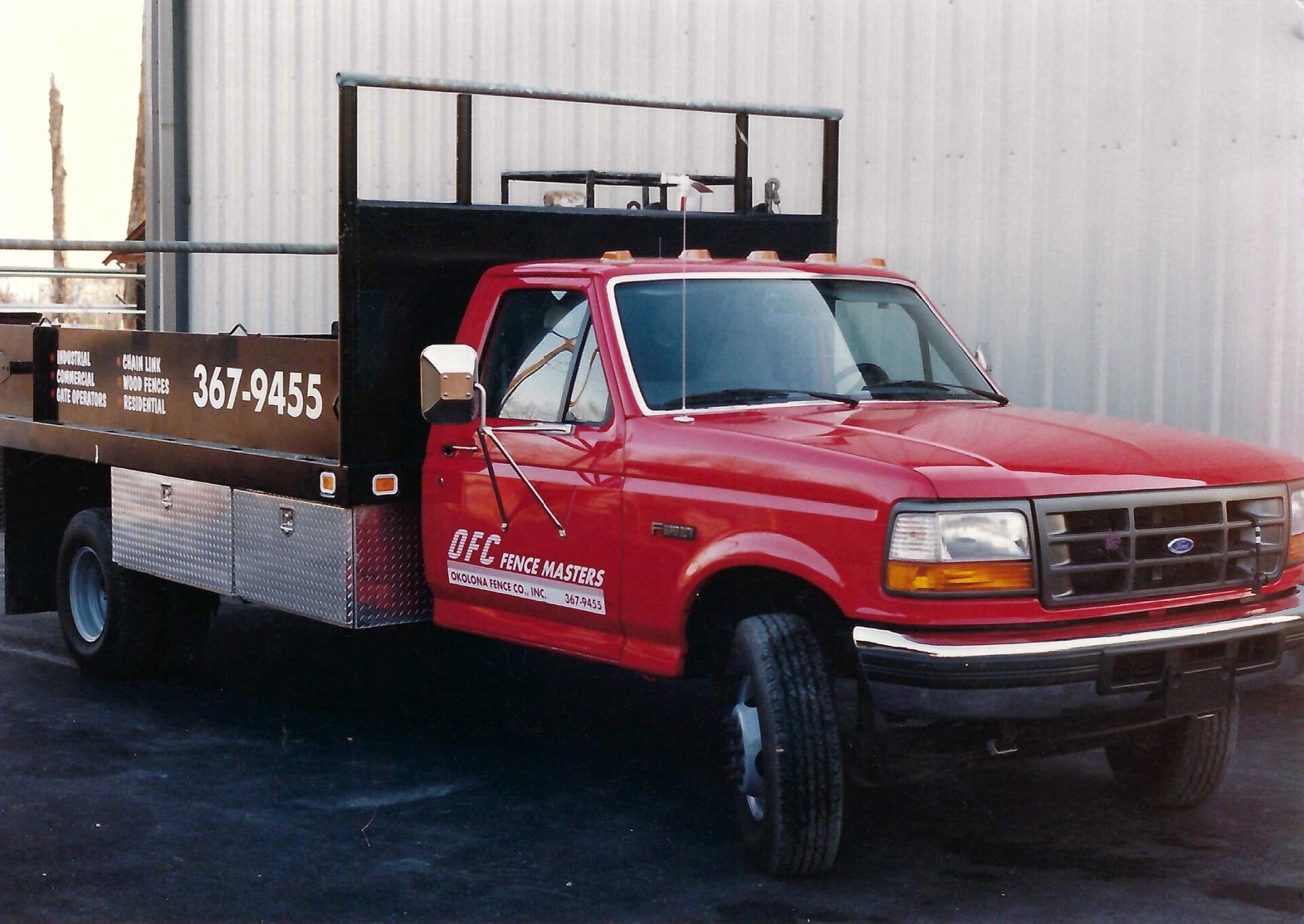 Red Truck — Louisville, KY — Okolona Fence Co Inc