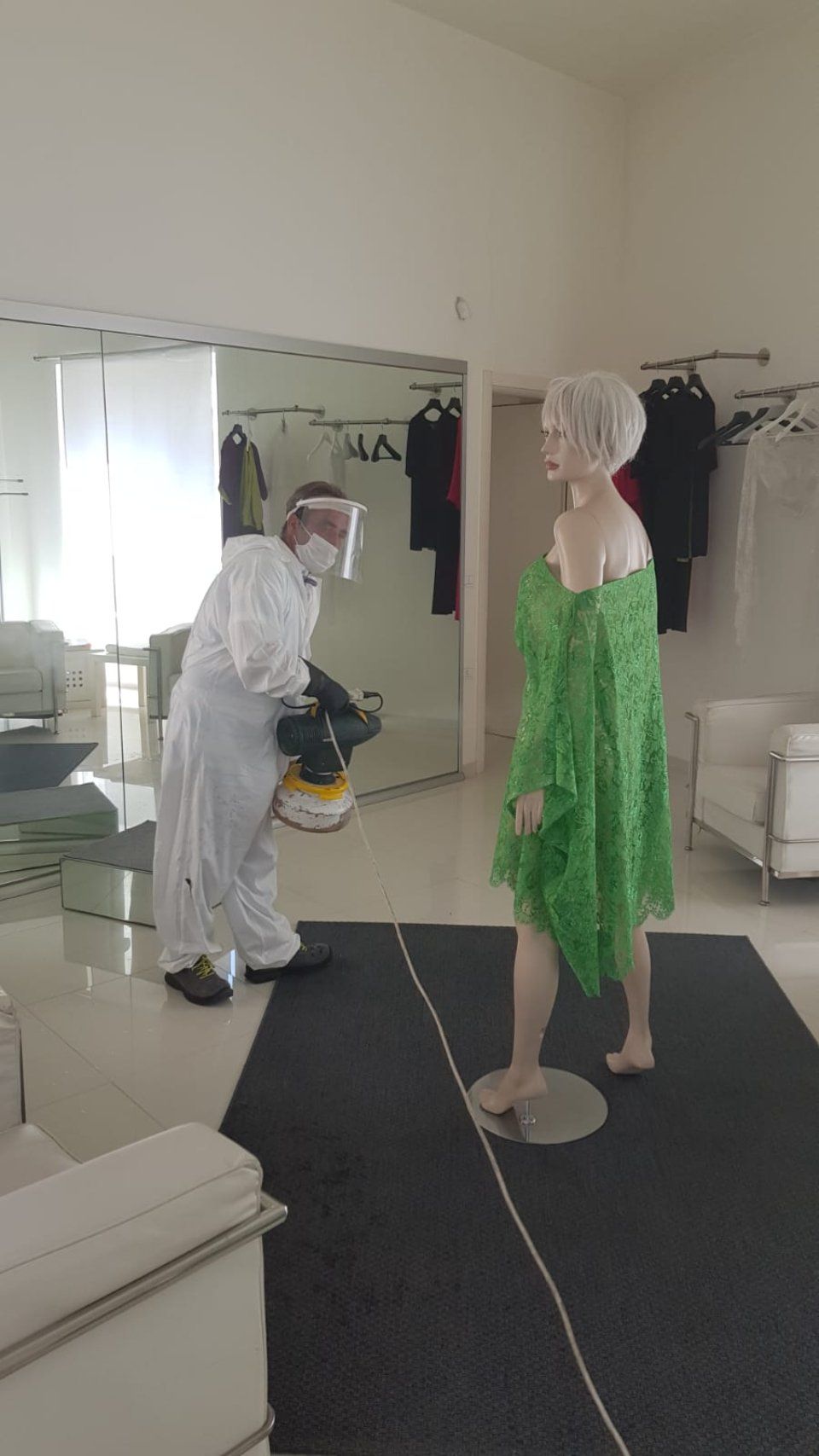 Sanificazione atelier di moda