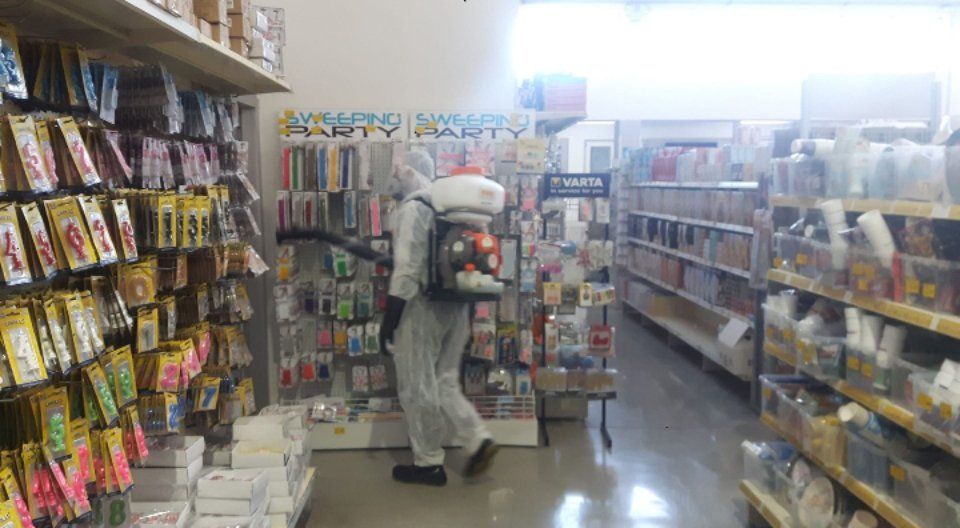Sanificazione negozio di telefonia