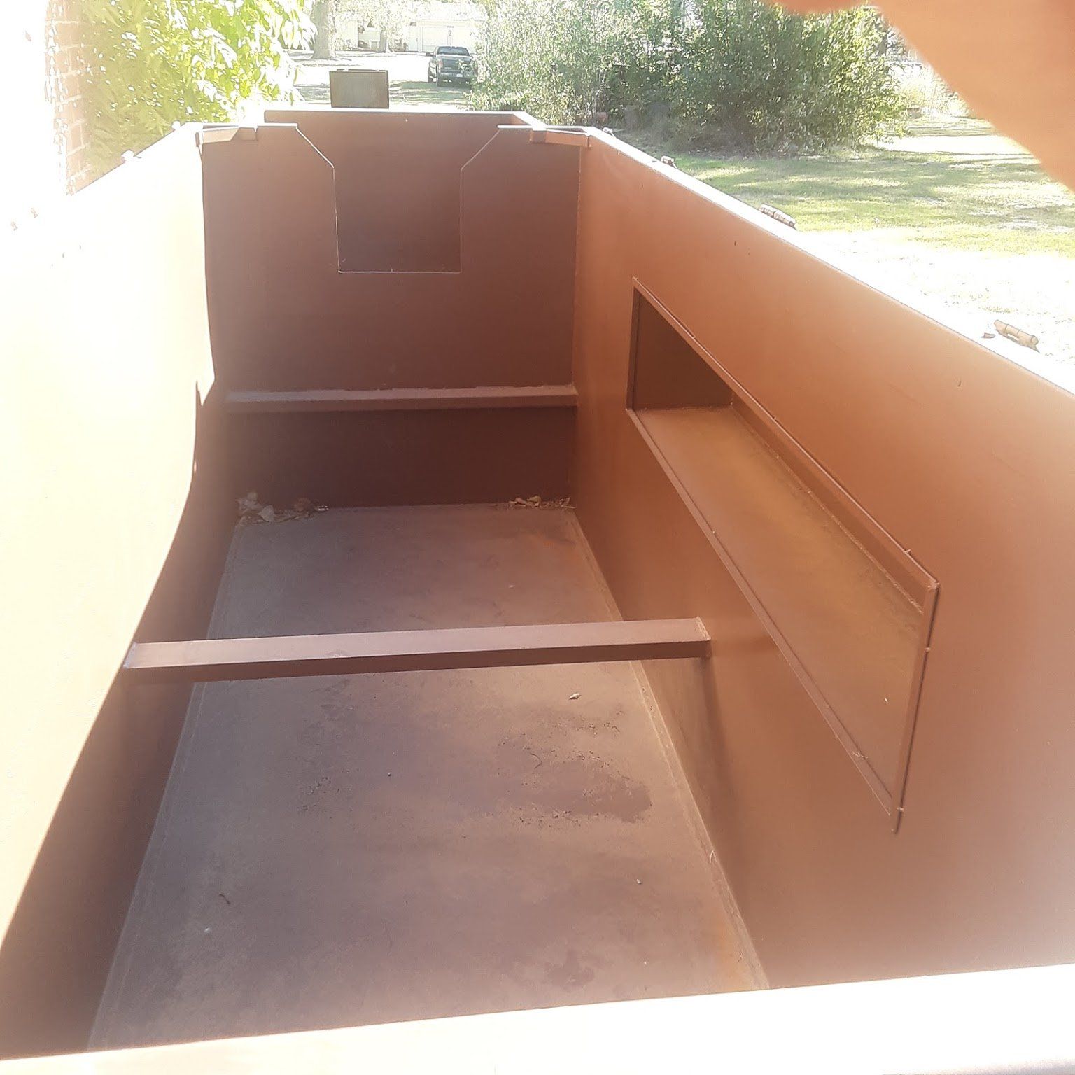 steel duck blind pit