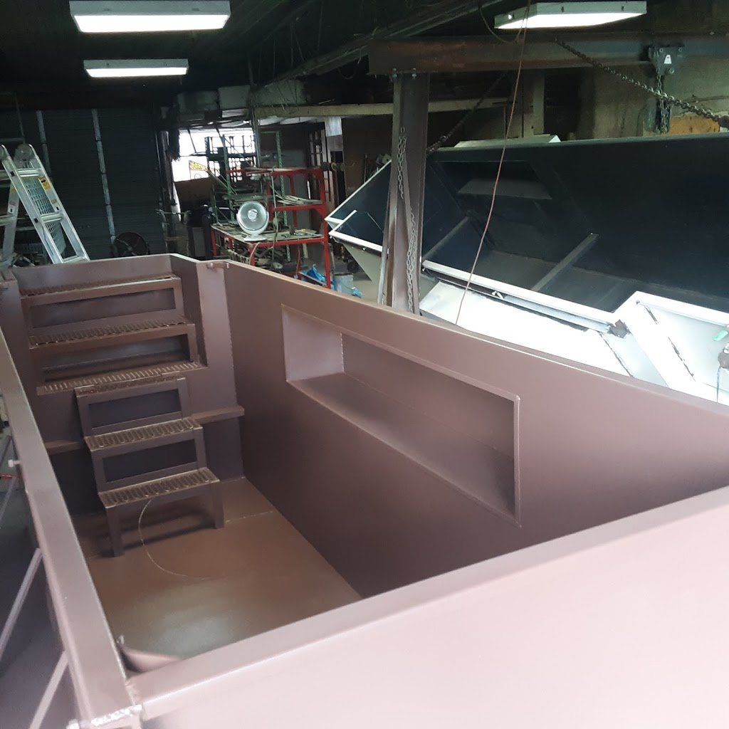 steel duck blind pit