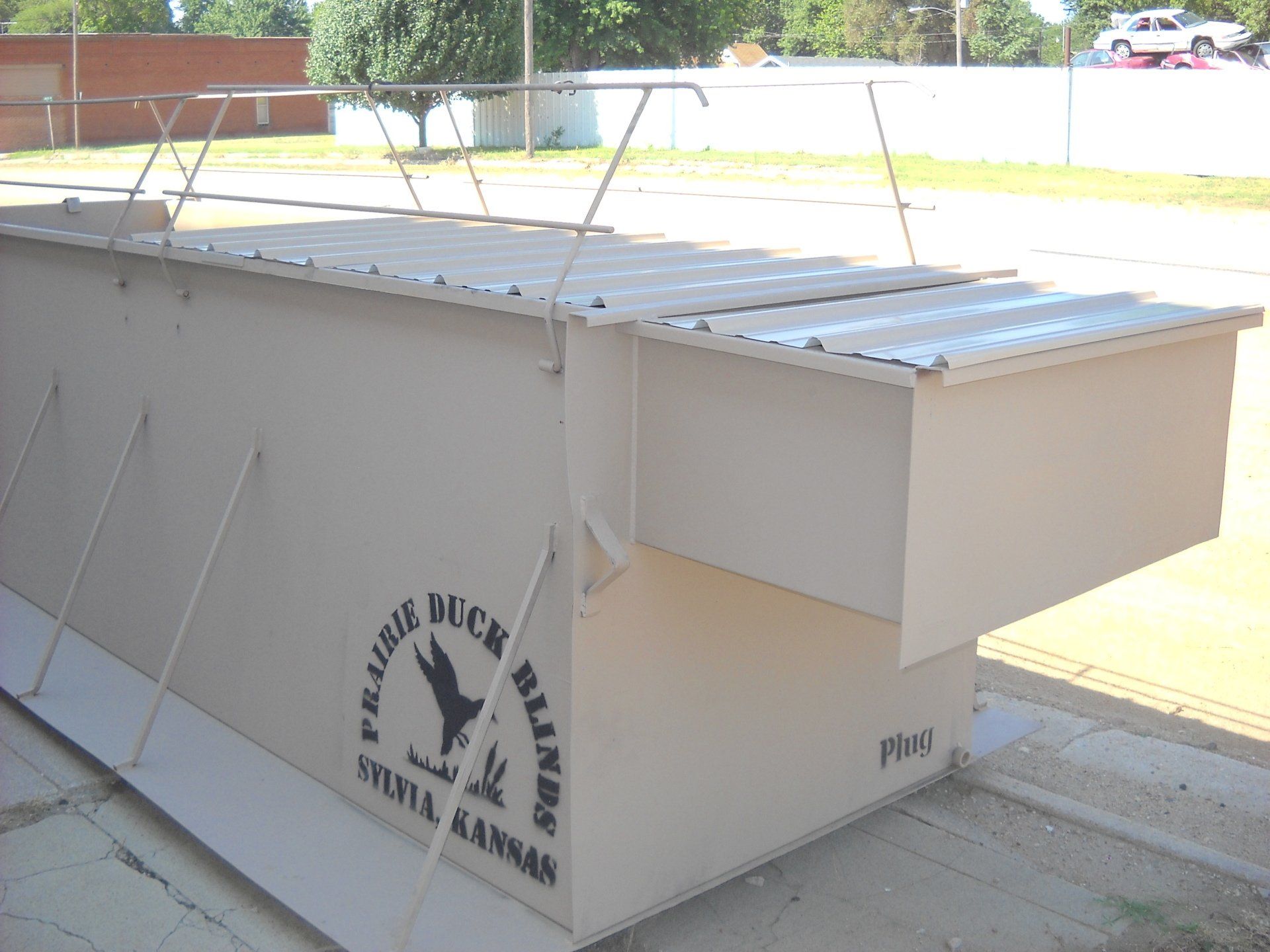 steel duck blind pit