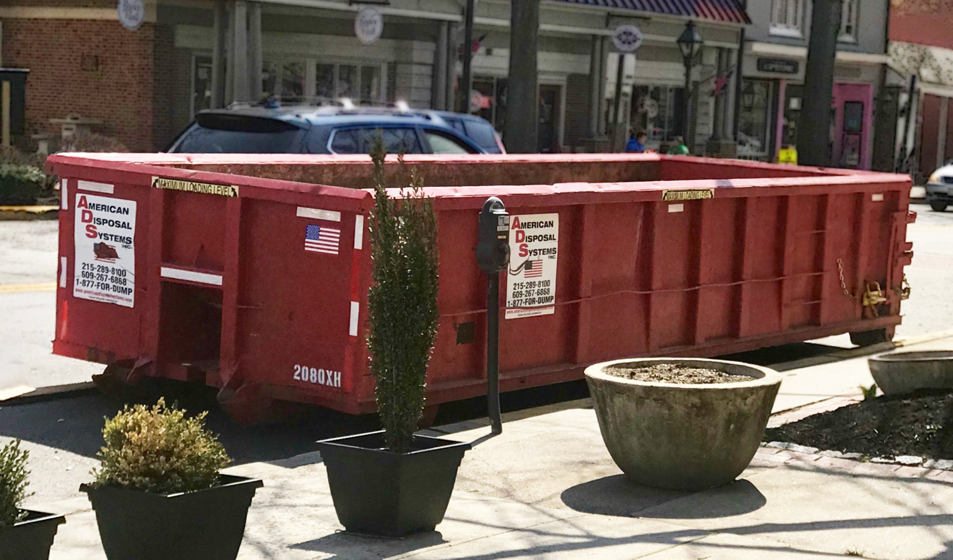 20 Cubic Yard Dumpster On Site