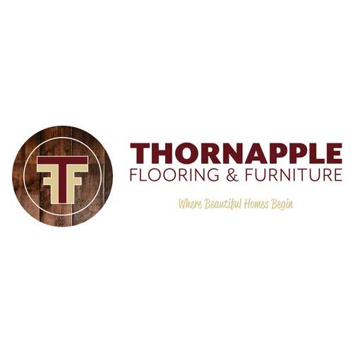 Logo for Thornapple Flooring and Furniture, located in Hastings, Michigan.