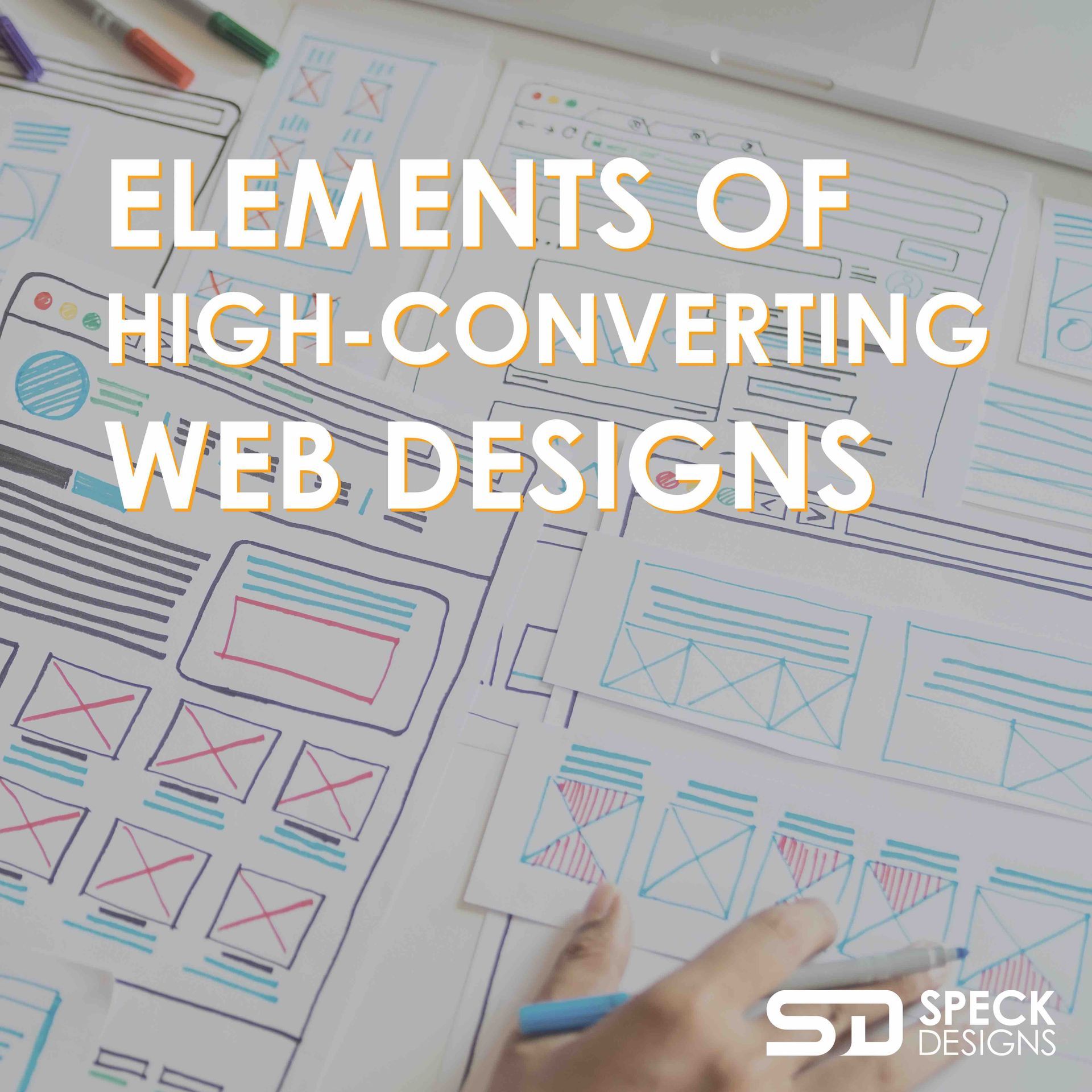 hand-drawn website wireframe