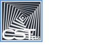 Un logo di illusione ottica in bianco e nero per il Centro Servizi   cst.